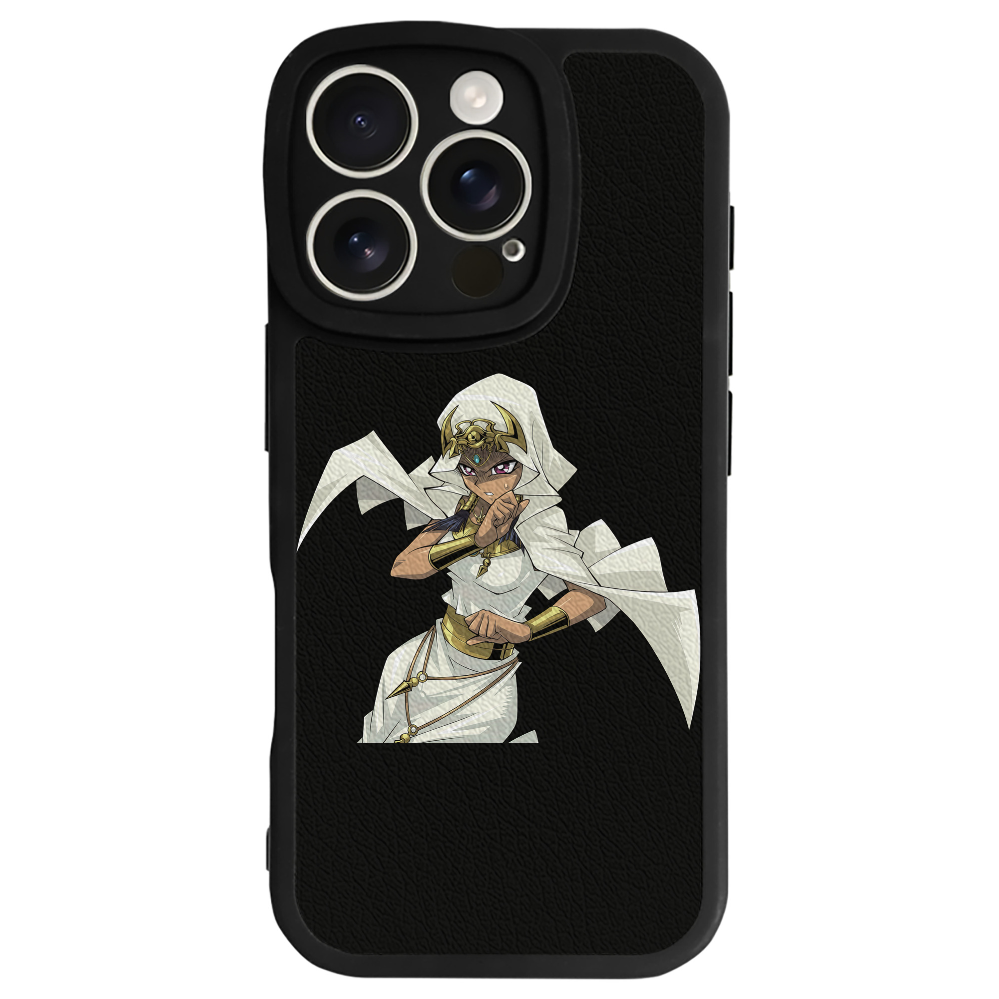 （画像用） 遊☆戯☆王 Yu-Gi-Oh! 【iPhone 16シリーズ対応】シリコンスマホケース（レザー調） 材質：シリコン